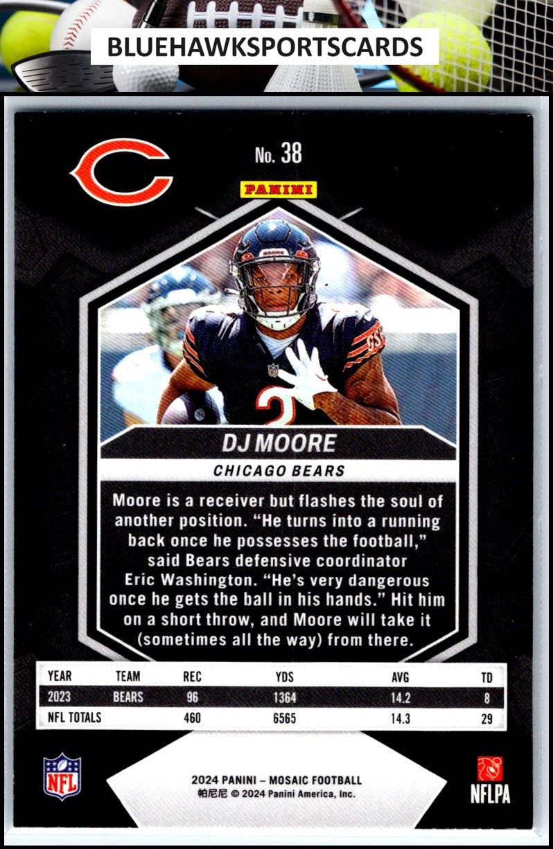 2024 Panini Mosaic #38 DJ Moore