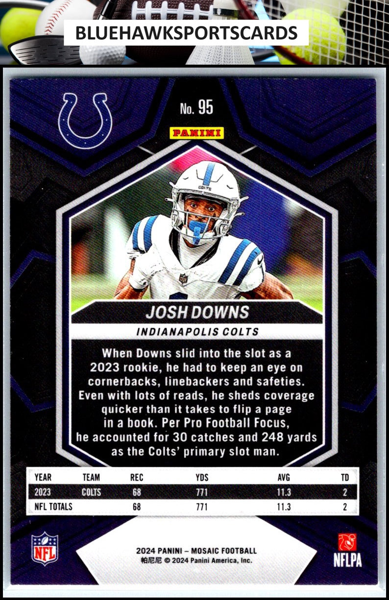 2024 Panini Mosaic #95 Josh Downs