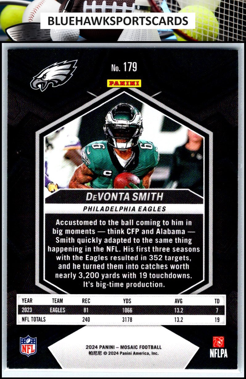 2024 Panini Mosaic #179 DeVonta Smith