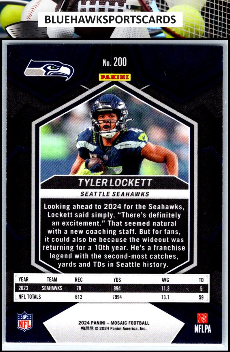 2024 Panini Mosaic #200 Tyler Lockett