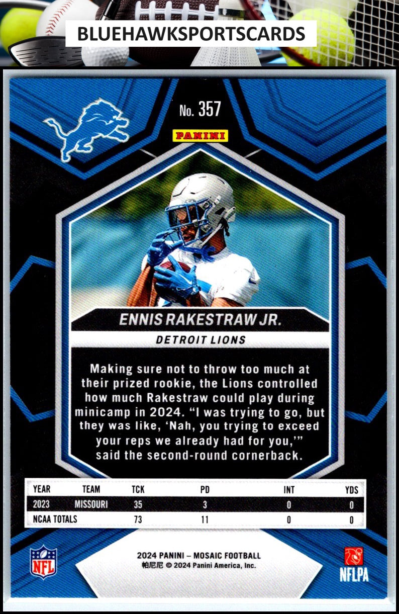 2024 Panini Mosaic #357 Ennis Rakestraw Jr.