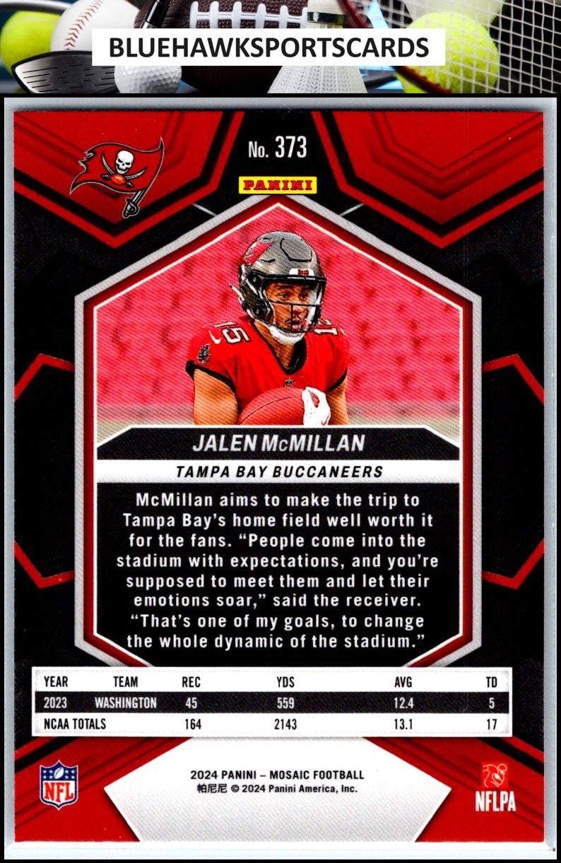 2024 Panini Mosaic #373 Jalen McMillan