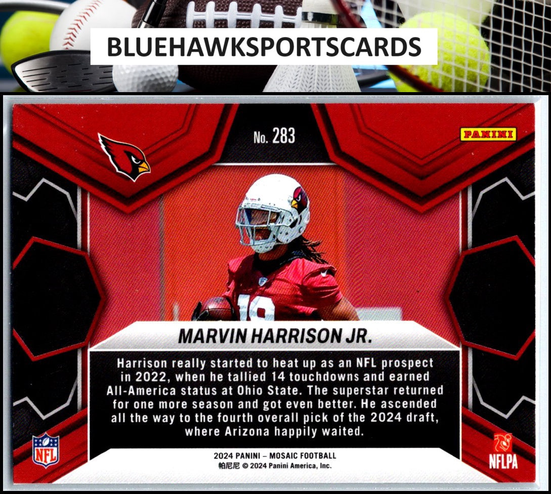 2024 Panini Mosaic #283 Marvin Harrison Jr.