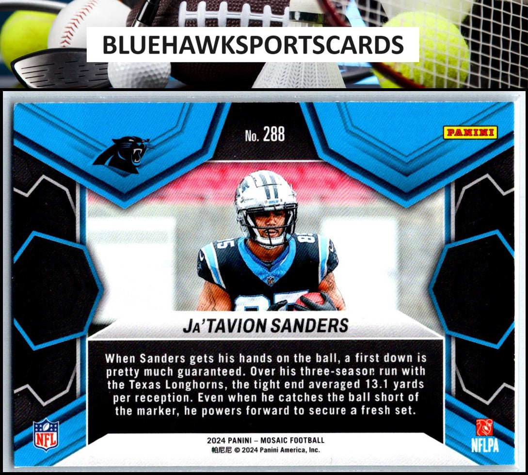 2024 Panini Mosaic #288 Ja'Tavion Sanders