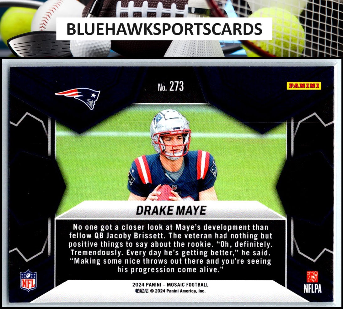 2024 Panini Mosaic #273 Drake Maye