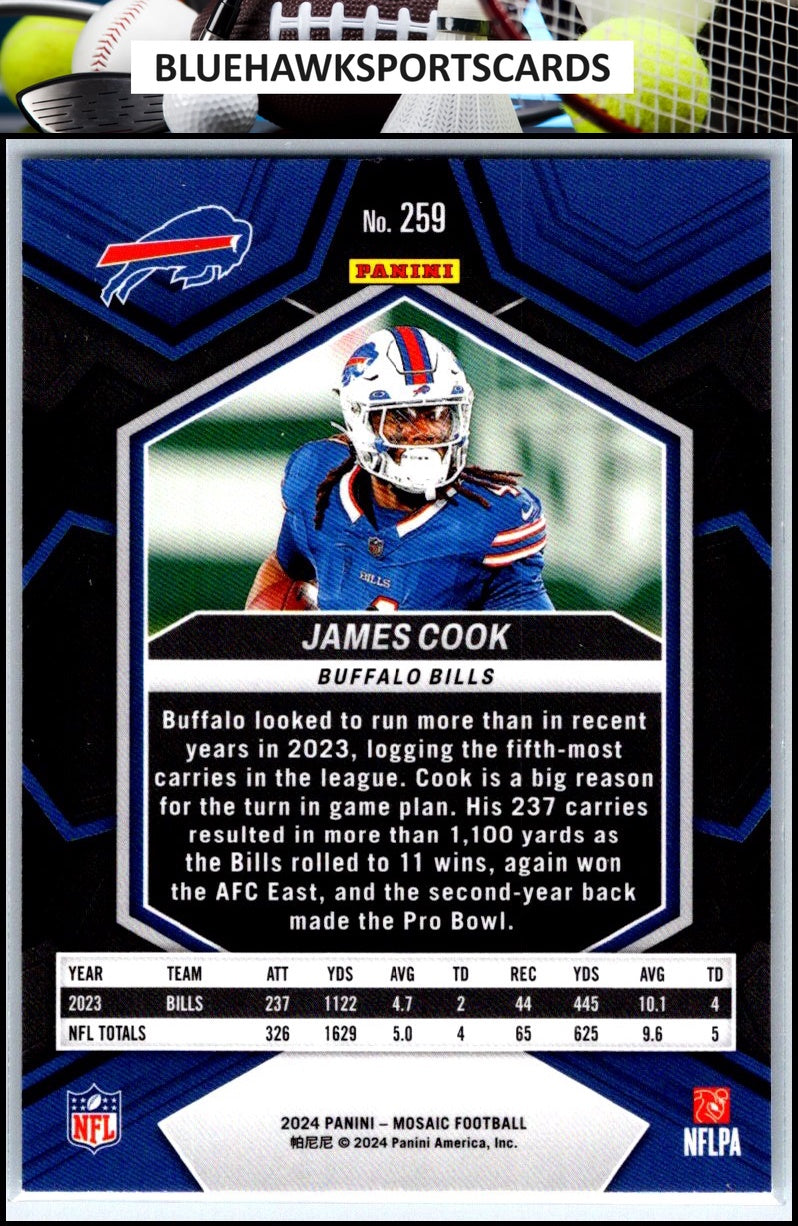 2024 Panini Mosaic #259 James Cook
