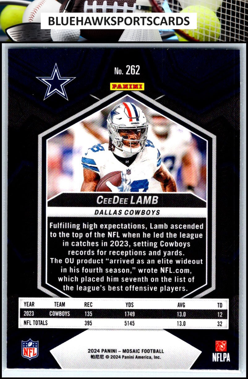 2024 Panini Mosaic #262 CeeDee Lamb