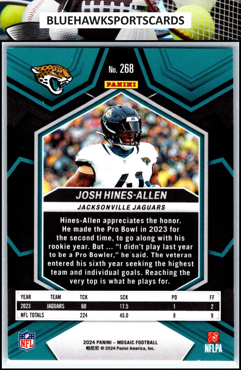 2024 Panini Mosaic #268 Josh Hines-Allen