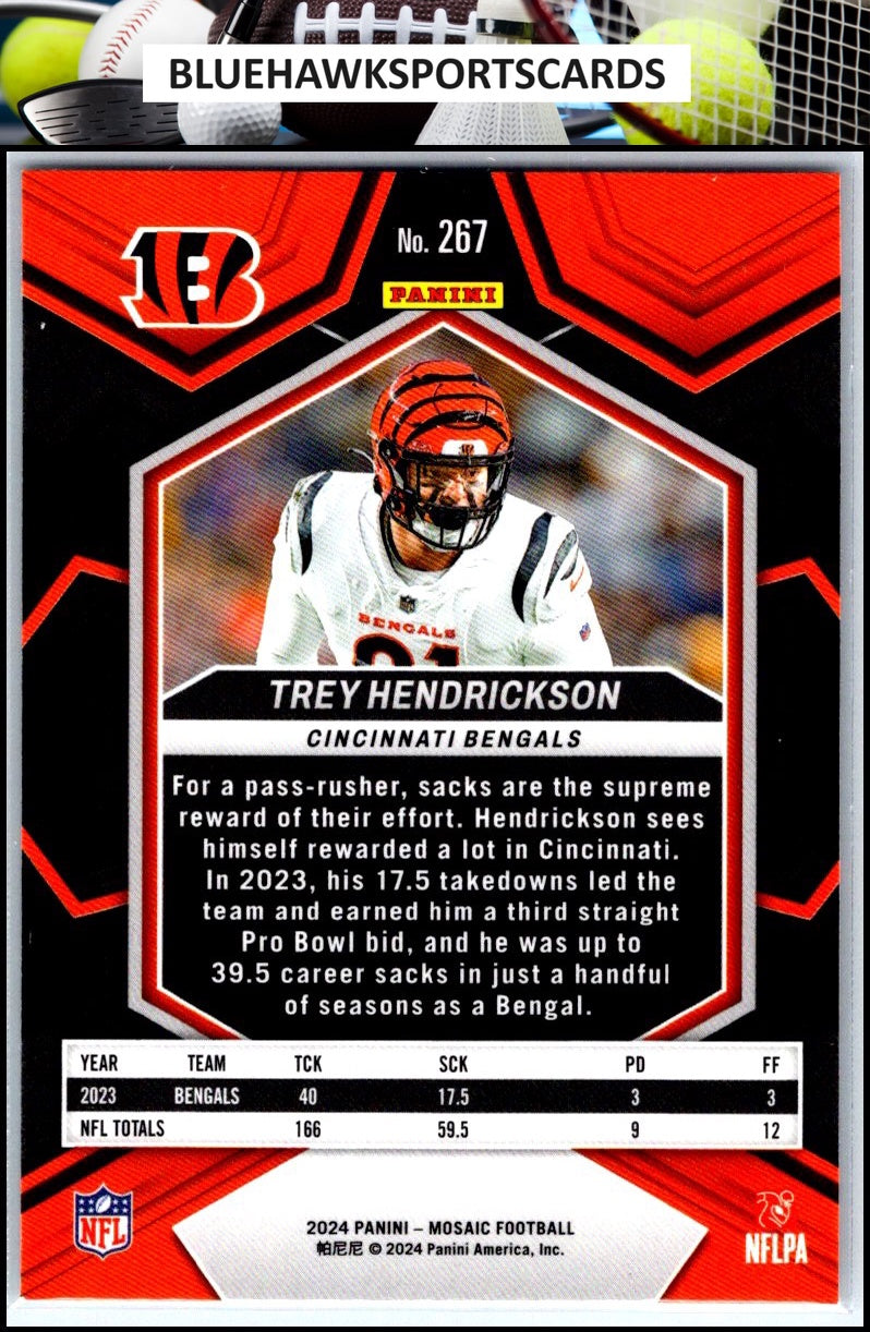 2024 Panini Mosaic #267 Trey Hendrickson