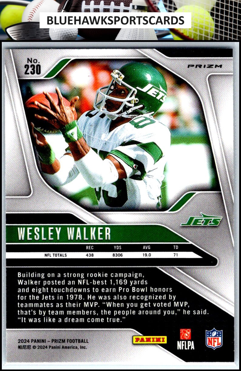 2024 Panini Prizm #230 Wesley Walker Silver