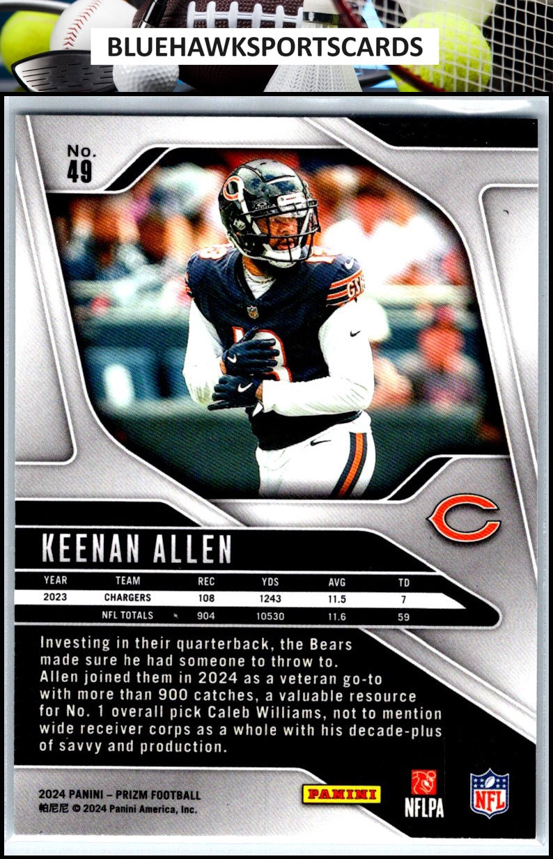 2024 Panini Prizm #49 Keenan Allen