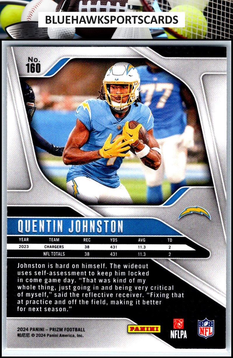 2024 Panini Prizm #160 Quentin Johnston