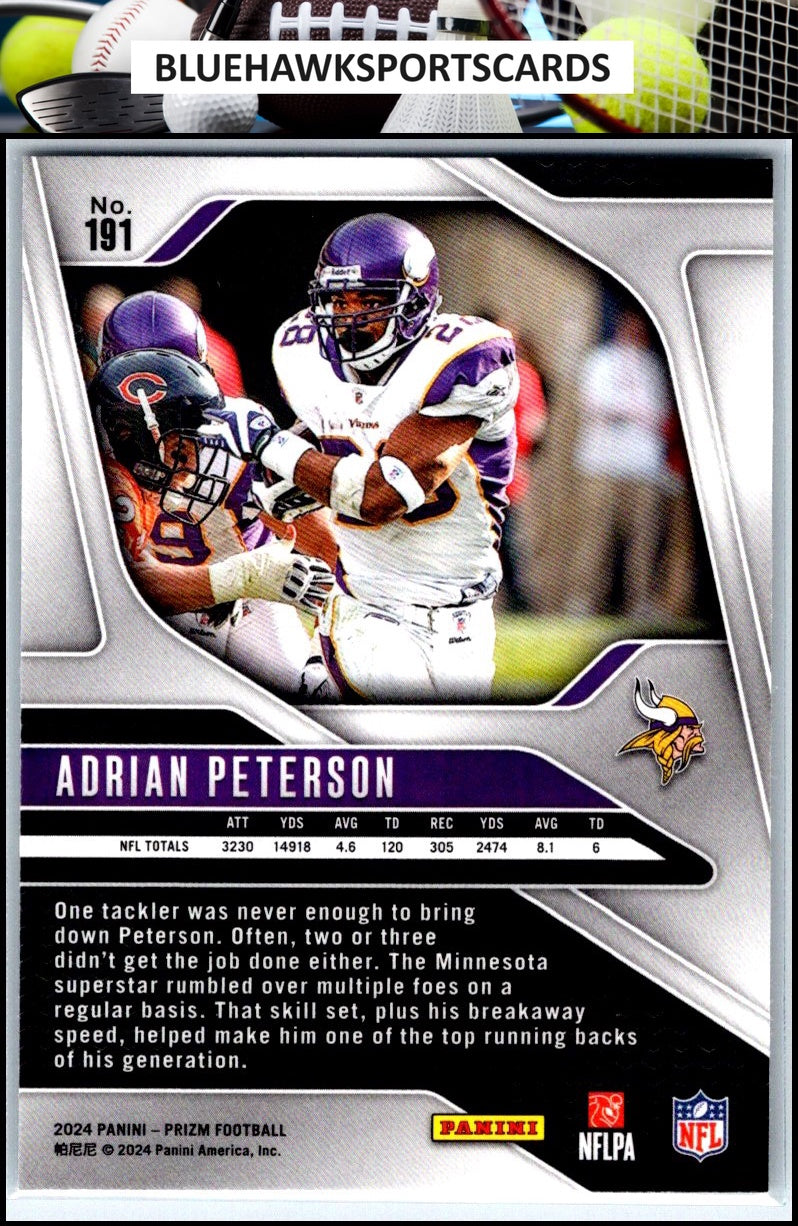 2024 Panini Prizm #191 Adrian Peterson