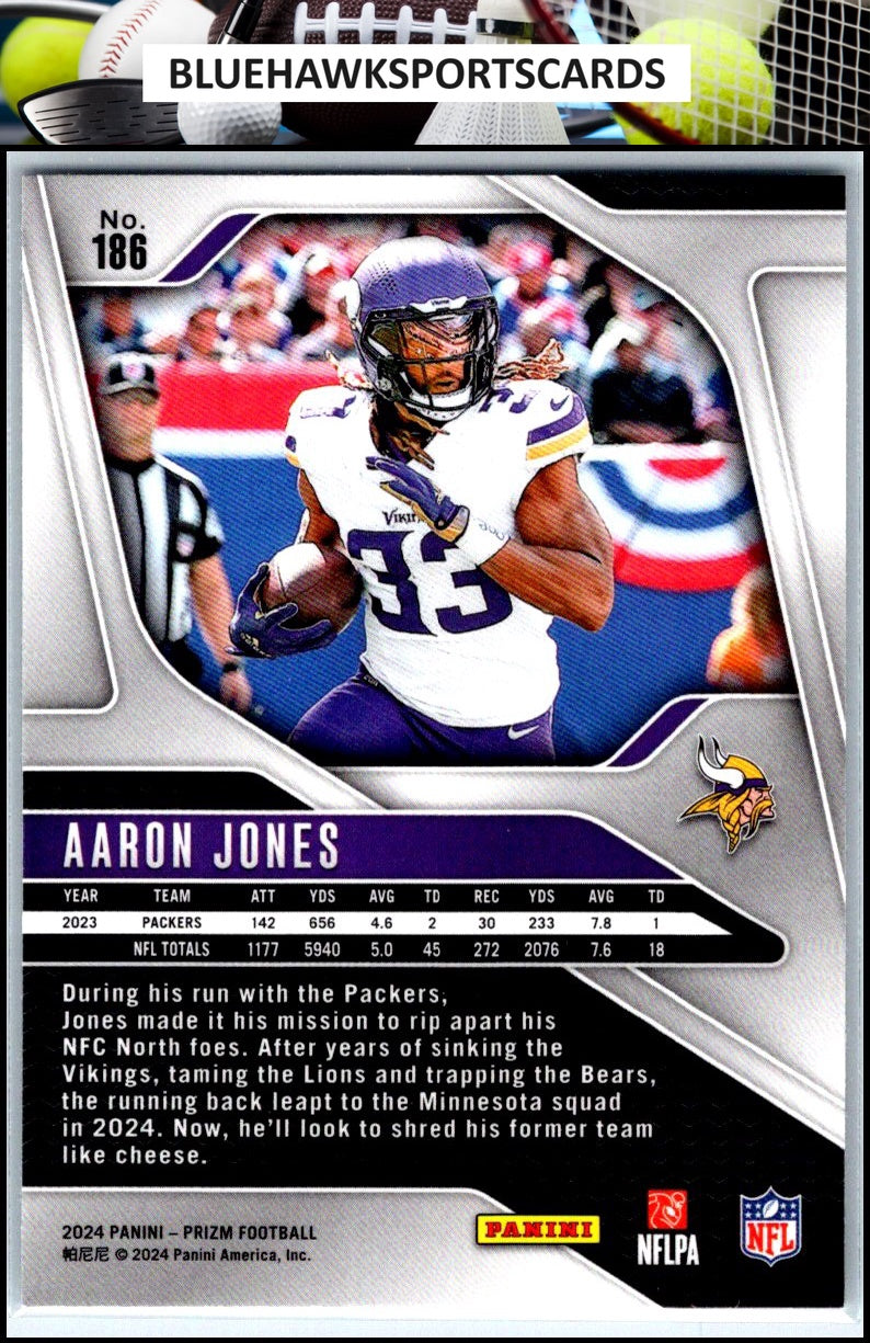 2024 Panini Prizm #186 Aaron Jones