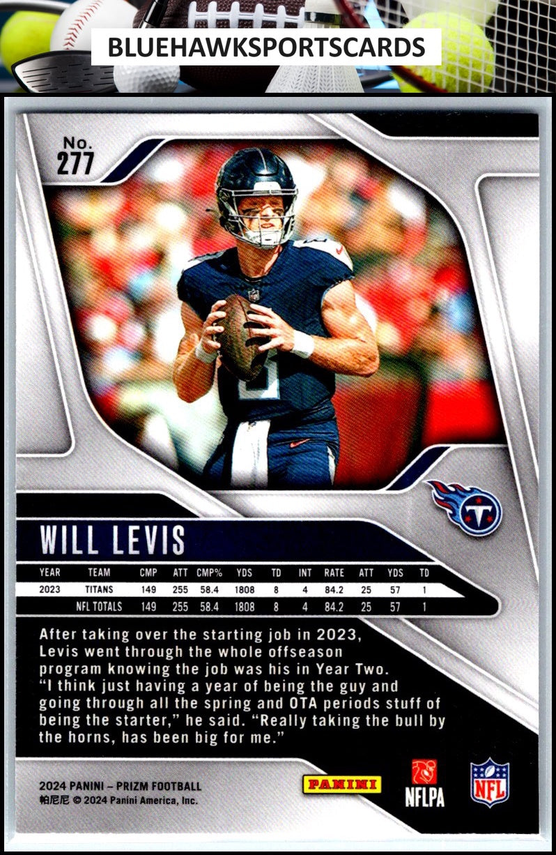 2024 Panini Prizm #277 Will Levis