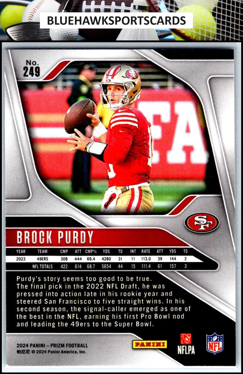2024 Panini Prizm #249 Brock Purdy