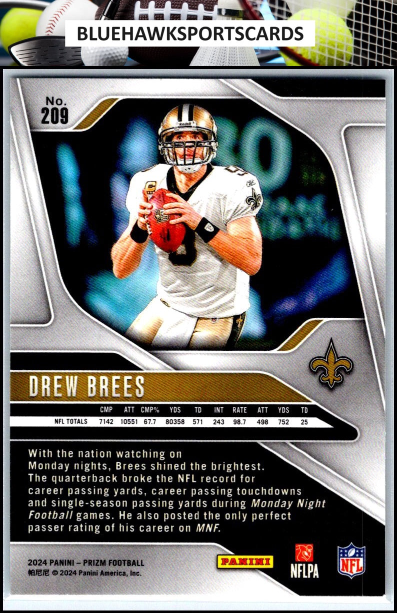 2024 Panini Prizm #209 Drew Brees