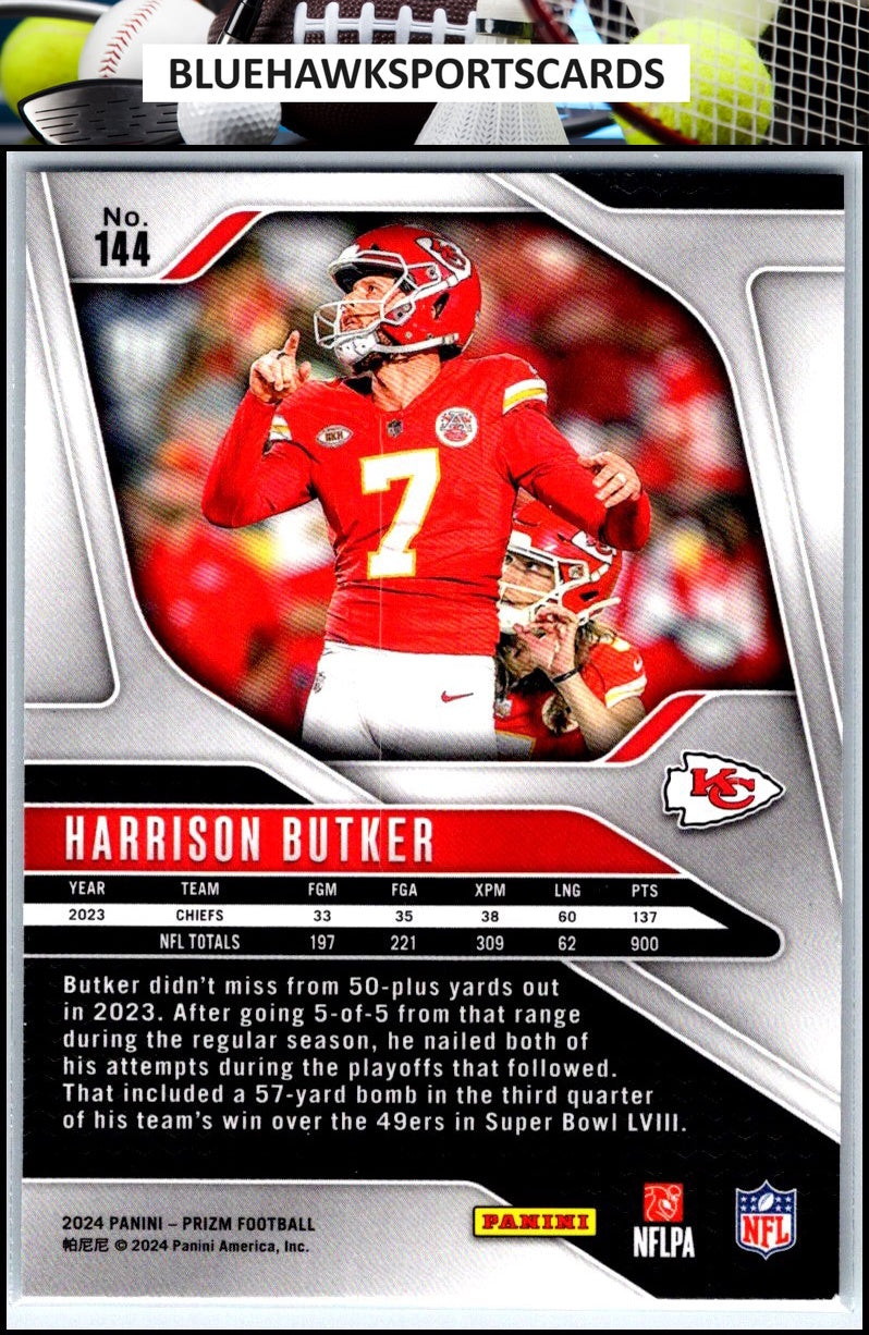2024 Panini Prizm #144 Harrison Butker