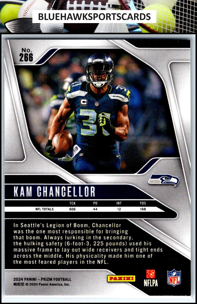 2024 Panini Prizm #266 Kam Chancellor