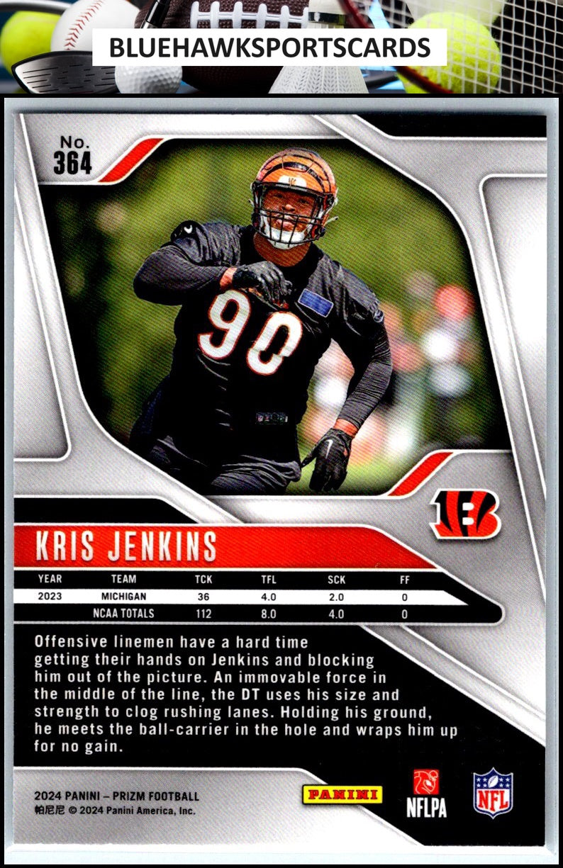2024 Panini Prizm #364 Kris Jenkins