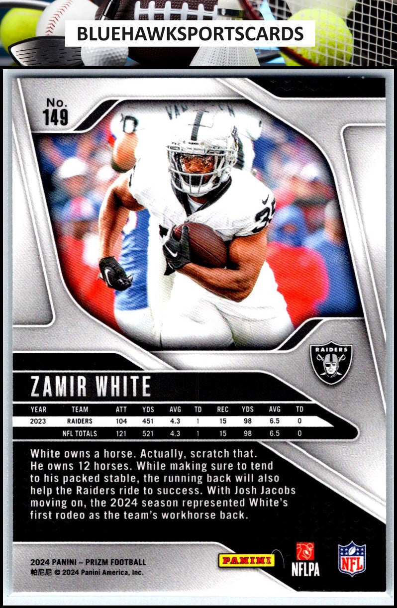 2024 Panini Prizm #149 Zamir White