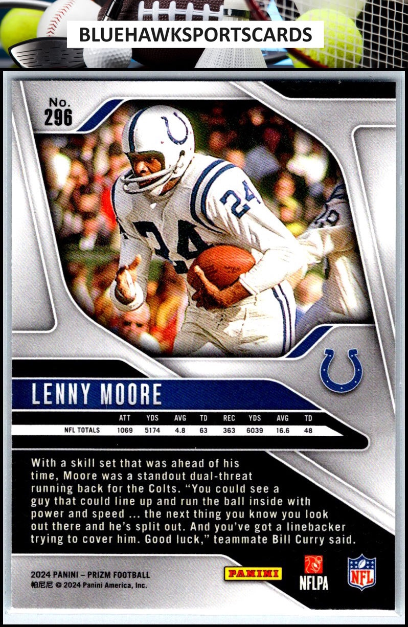 2024 Panini Prizm #296 Lenny Moore