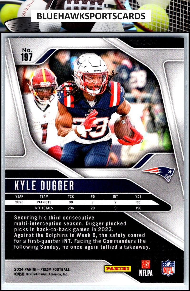2024 Panini Prizm #197 Kyle Dugger