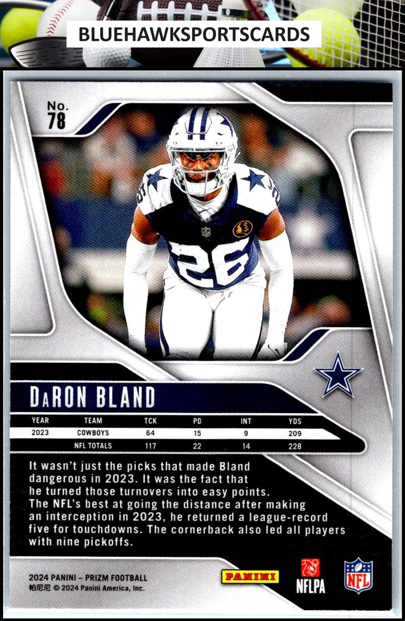 2024 Panini Prizm #78 DaRon Bland