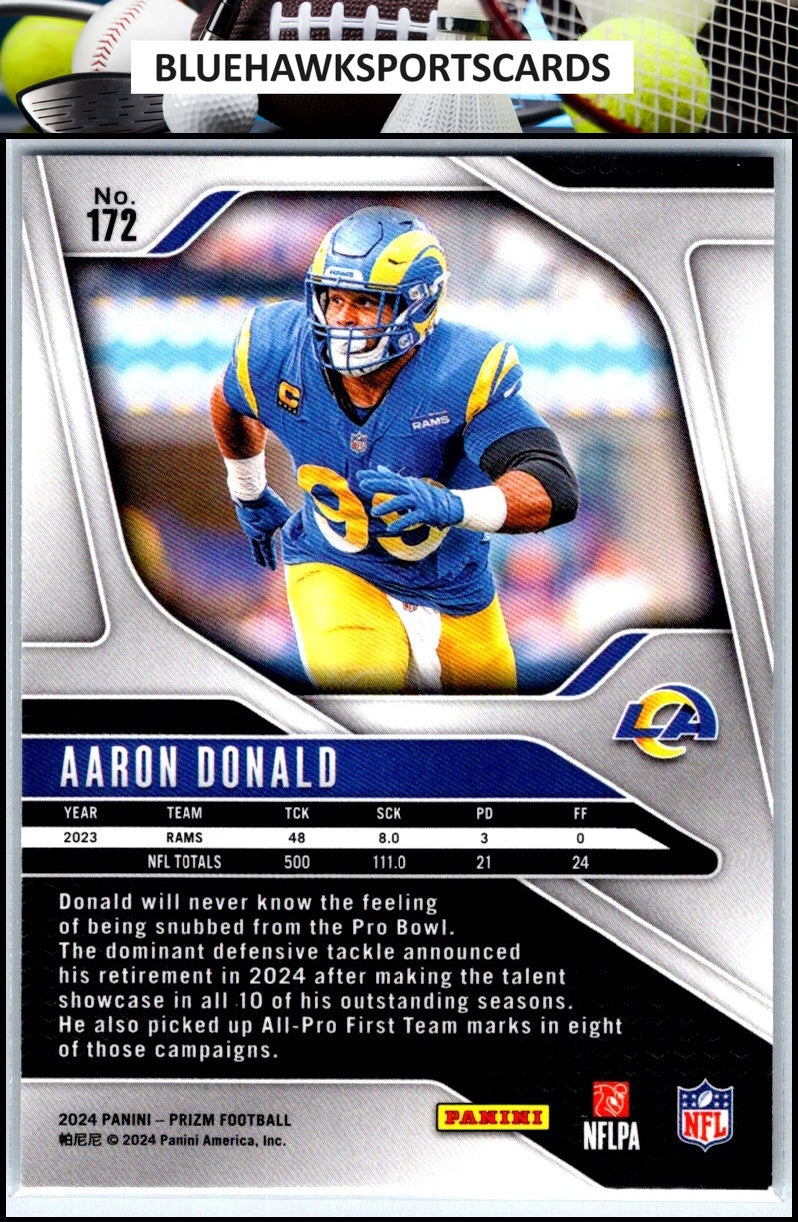 2024 Panini Prizm #172 Aaron Donald