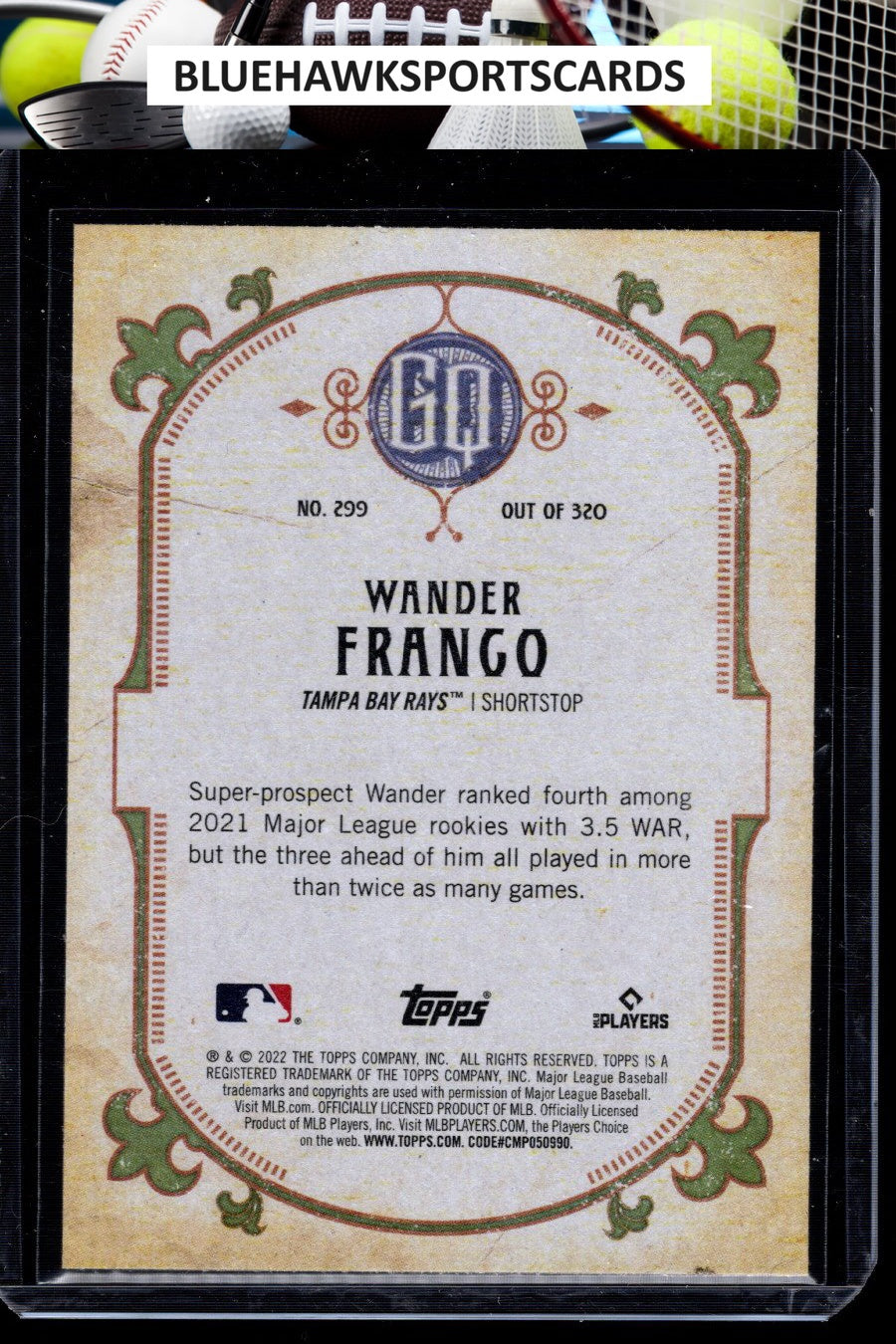 2022 Topps Gypsy Queen #299 Wander Franco
