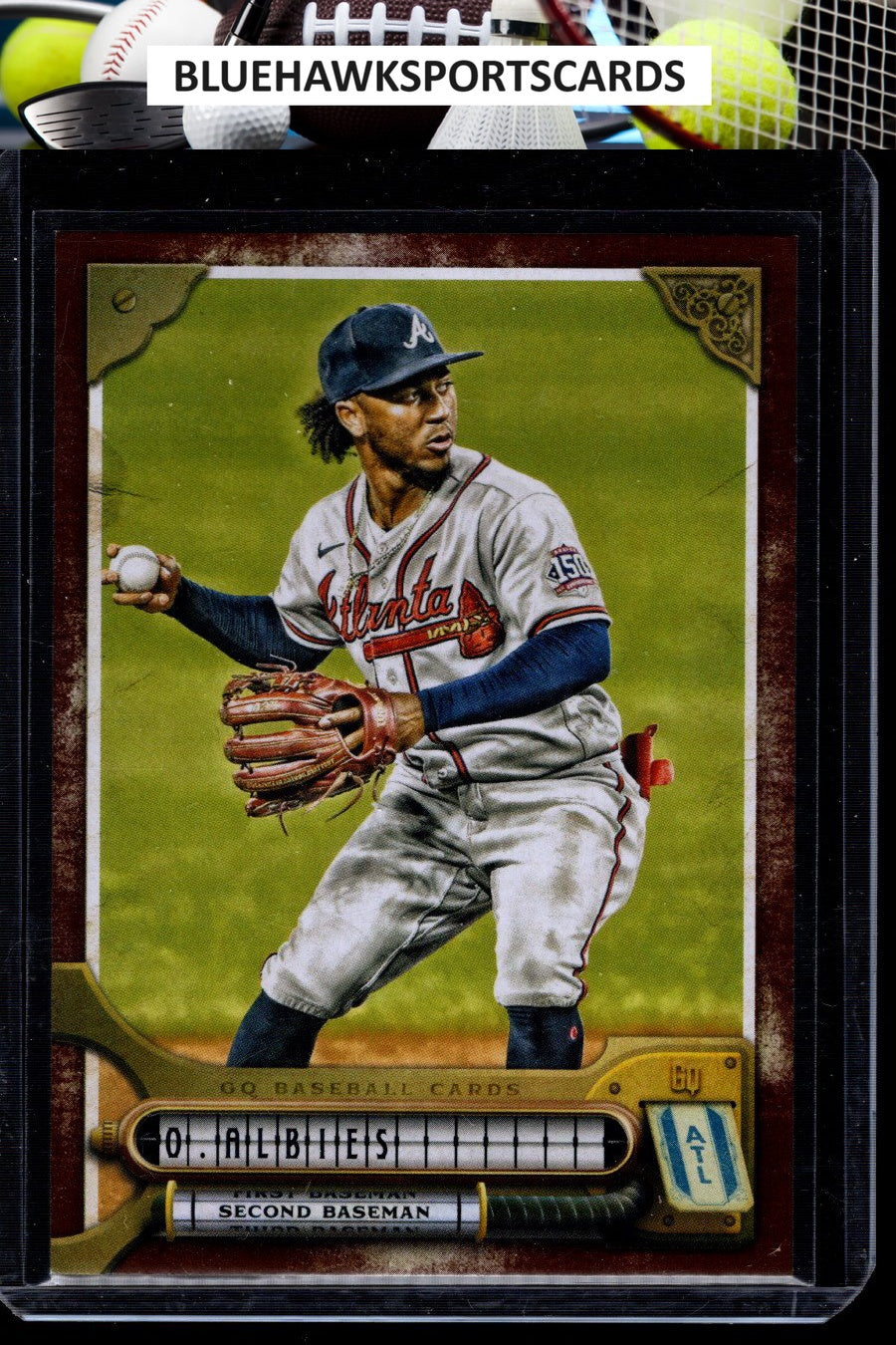 2022 Topps Gypsy Queen #36 Ozzie Albies Burnt Umber #/399