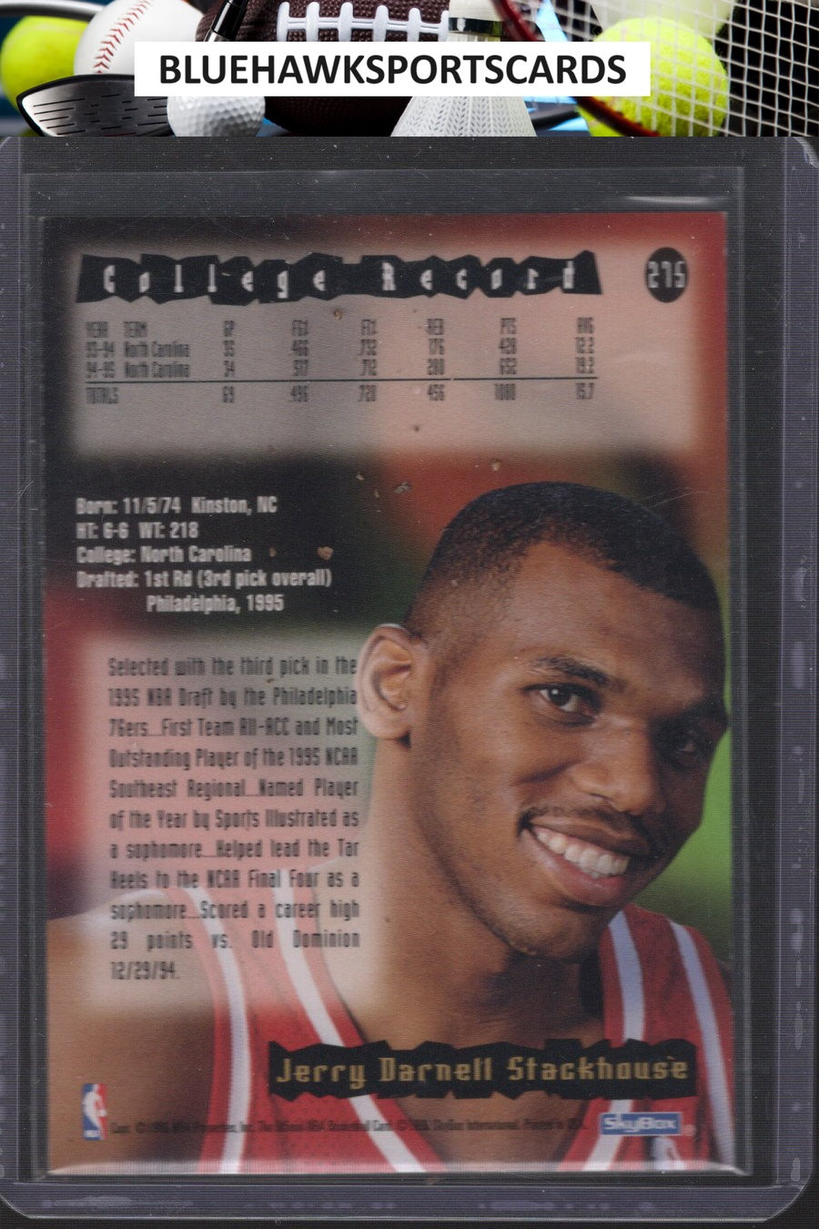 1995-96 Hoops #275 Jerry Stackhouse