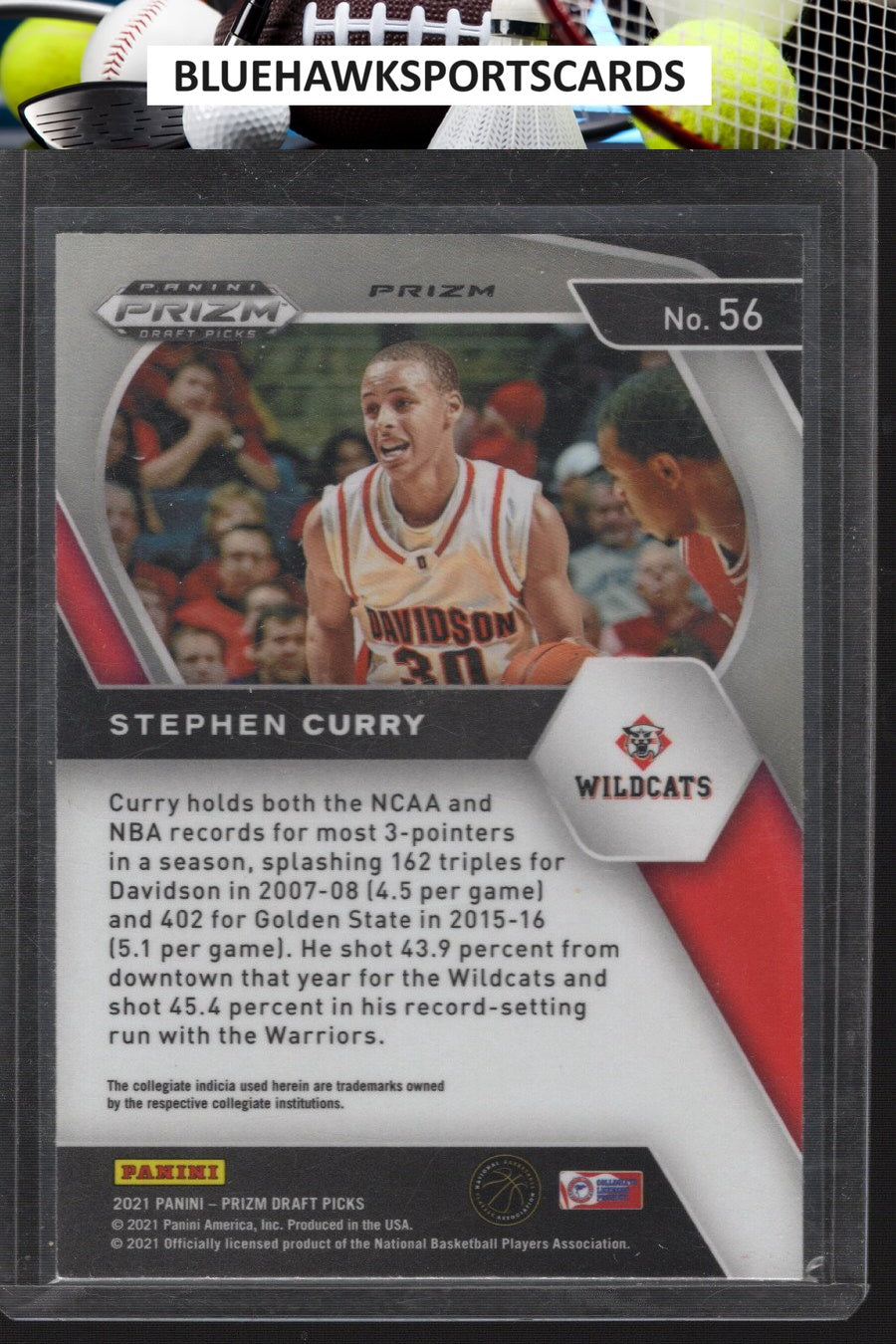 2021 Panini Prizm Draft Picks #56 Stephen Curry Green