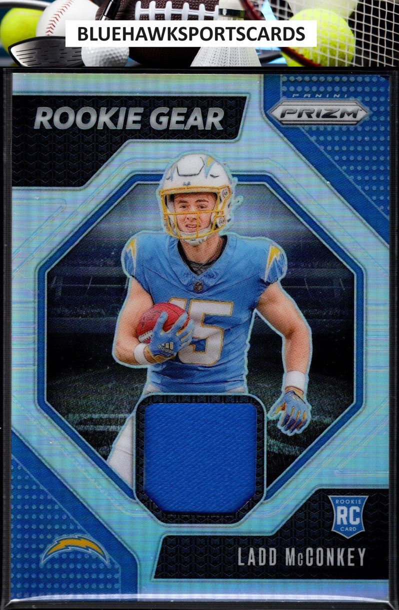 2024 Panini Prizm #RG-LMY Ladd McConkey Rookie Gear