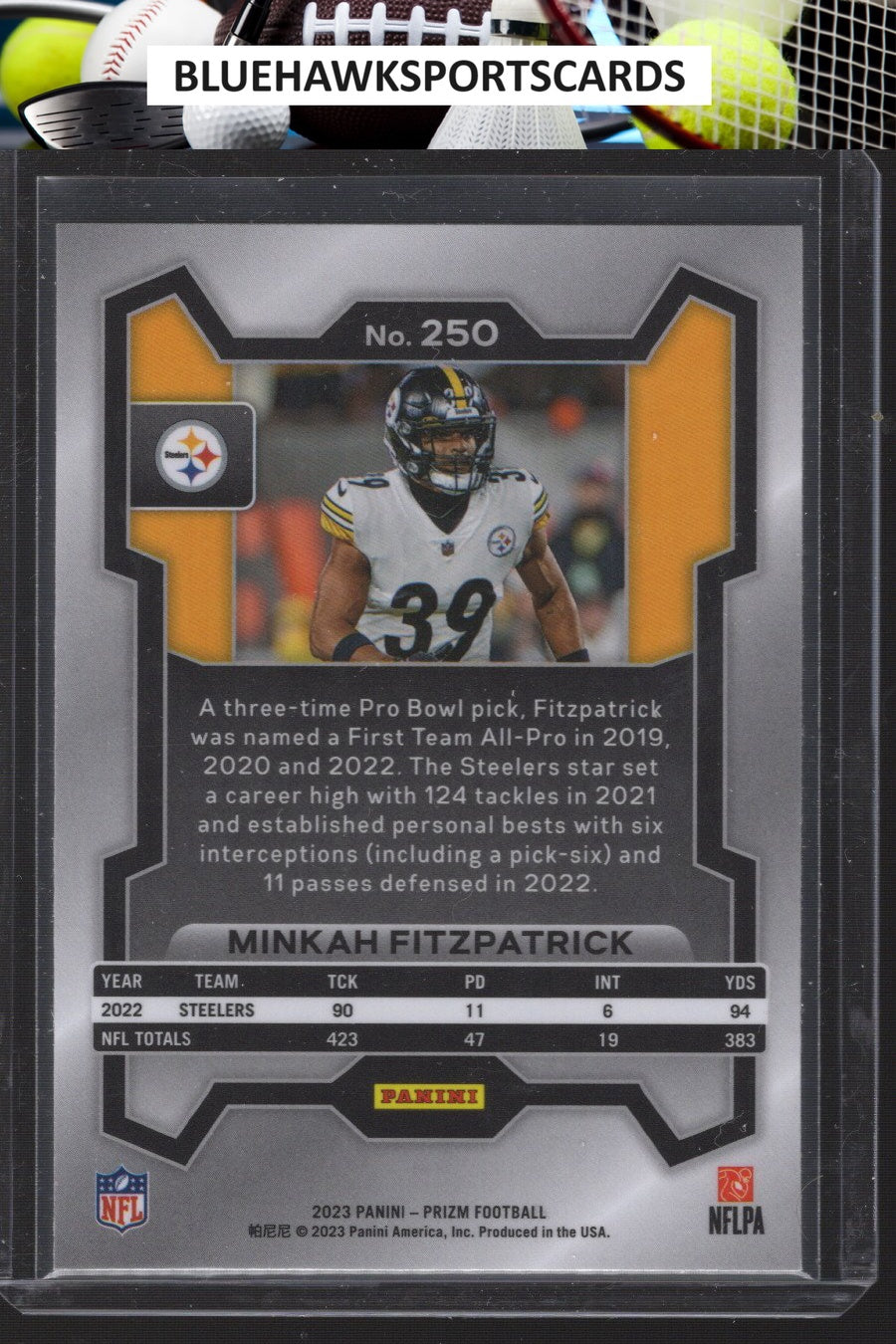 2023 Panini Prizm #250 Minkah Fitzpatrick