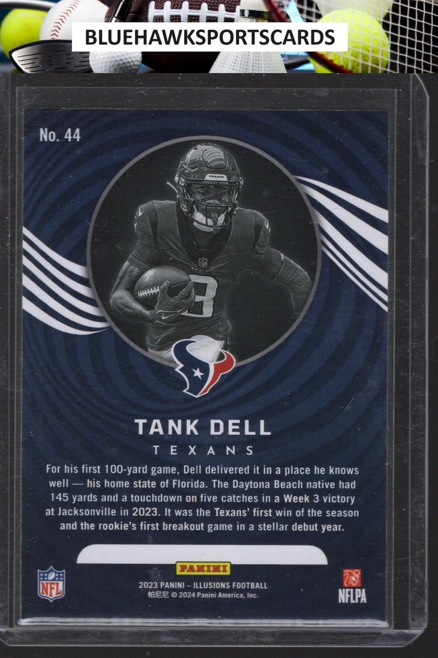 2023 Panini Illusions #44 Tank Dell Orange Trophy Collection