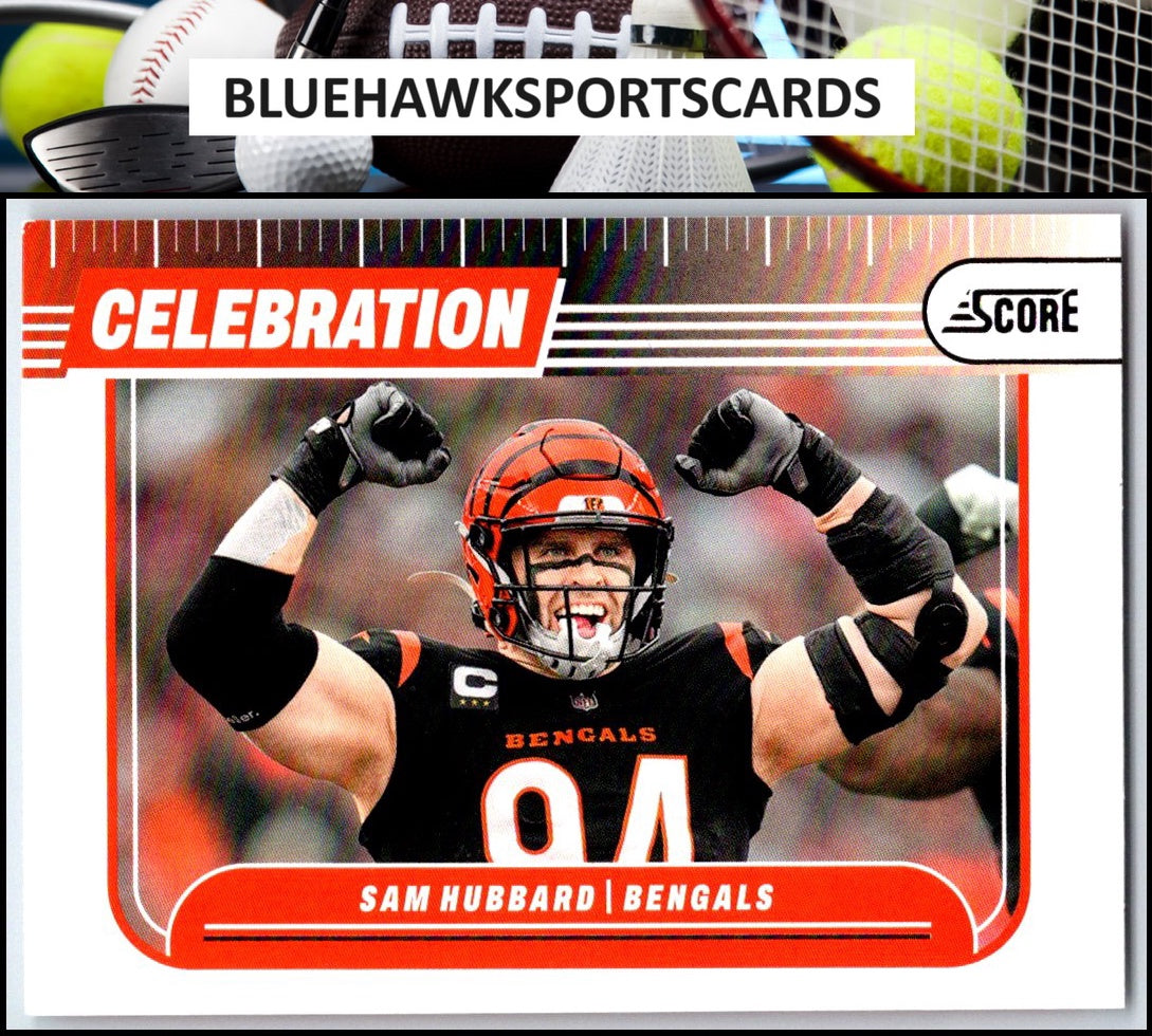2024 Score #C-SHD Sam Hubbard Celebration Red
