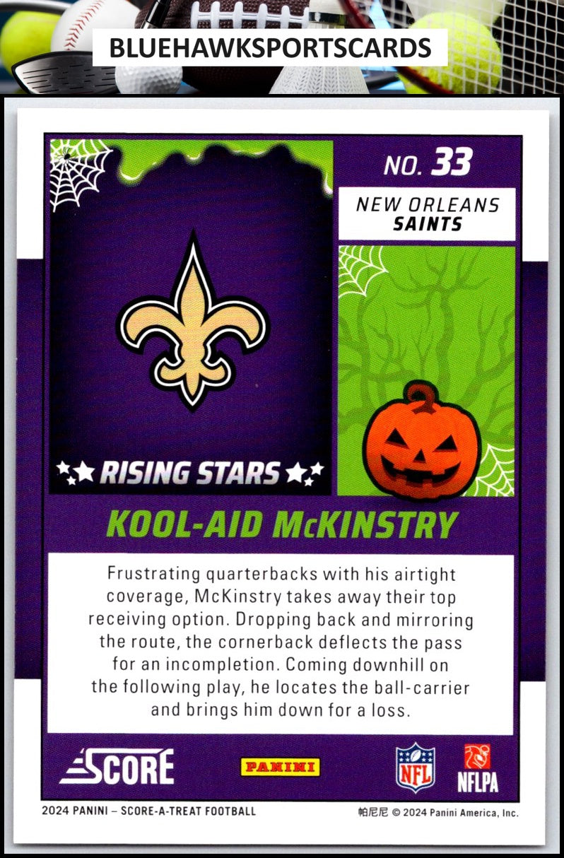 2024 Score-A-Treat #33 Kool-Aid McKinstry A-Treat - Rising Stars Orange Pumpkin