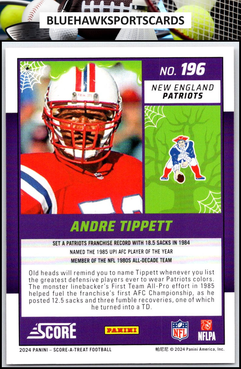 2024 Score-A-Treat #196 Andre Tippett