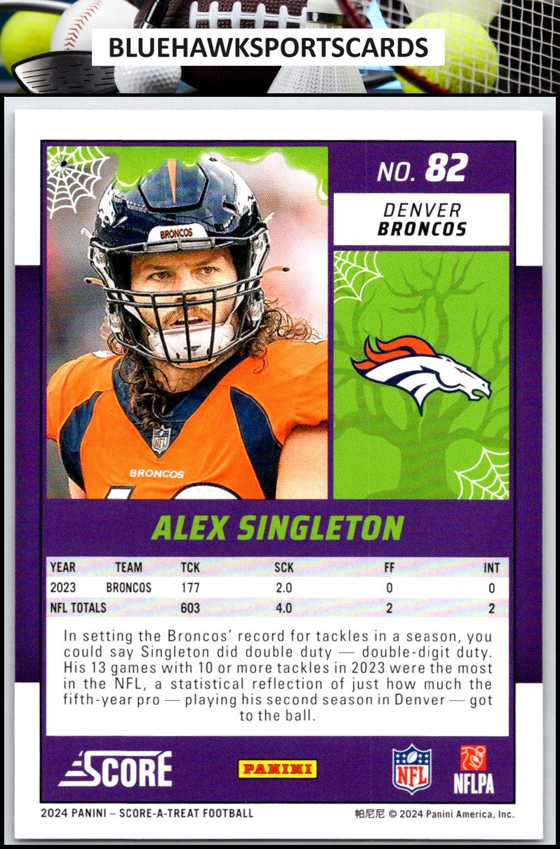 2024 Score-A-Treat #82 Alex Singleton