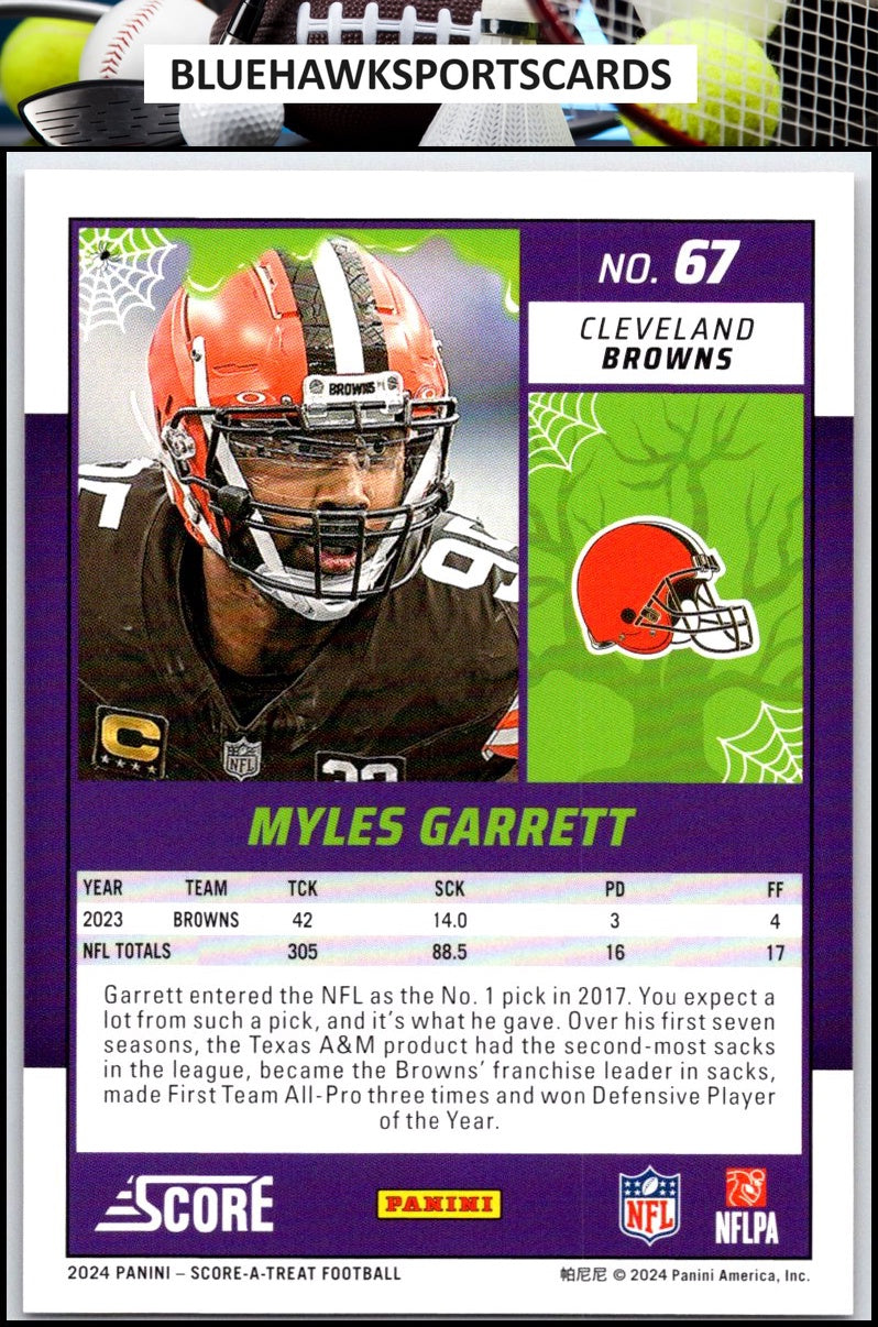 2024 Score-A-Treat #67 Myles Garrett
