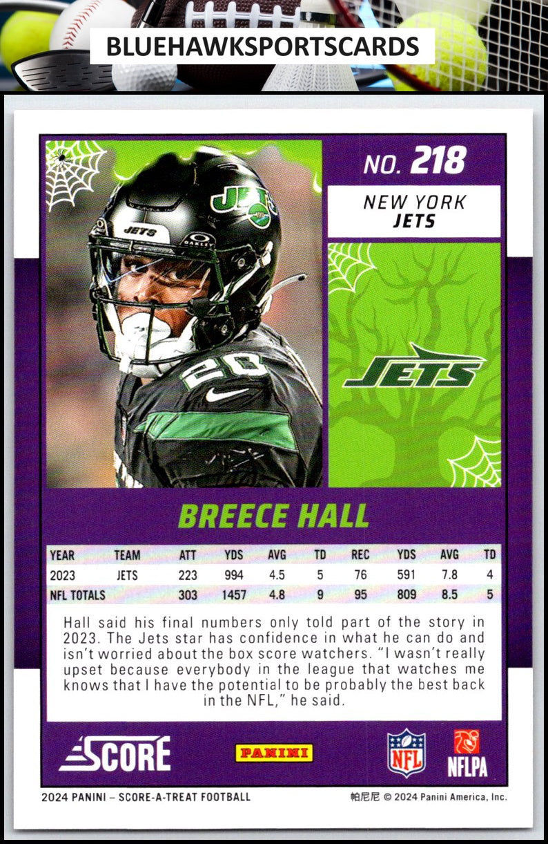 2024 Score-A-Treat #218 Breece Hall
