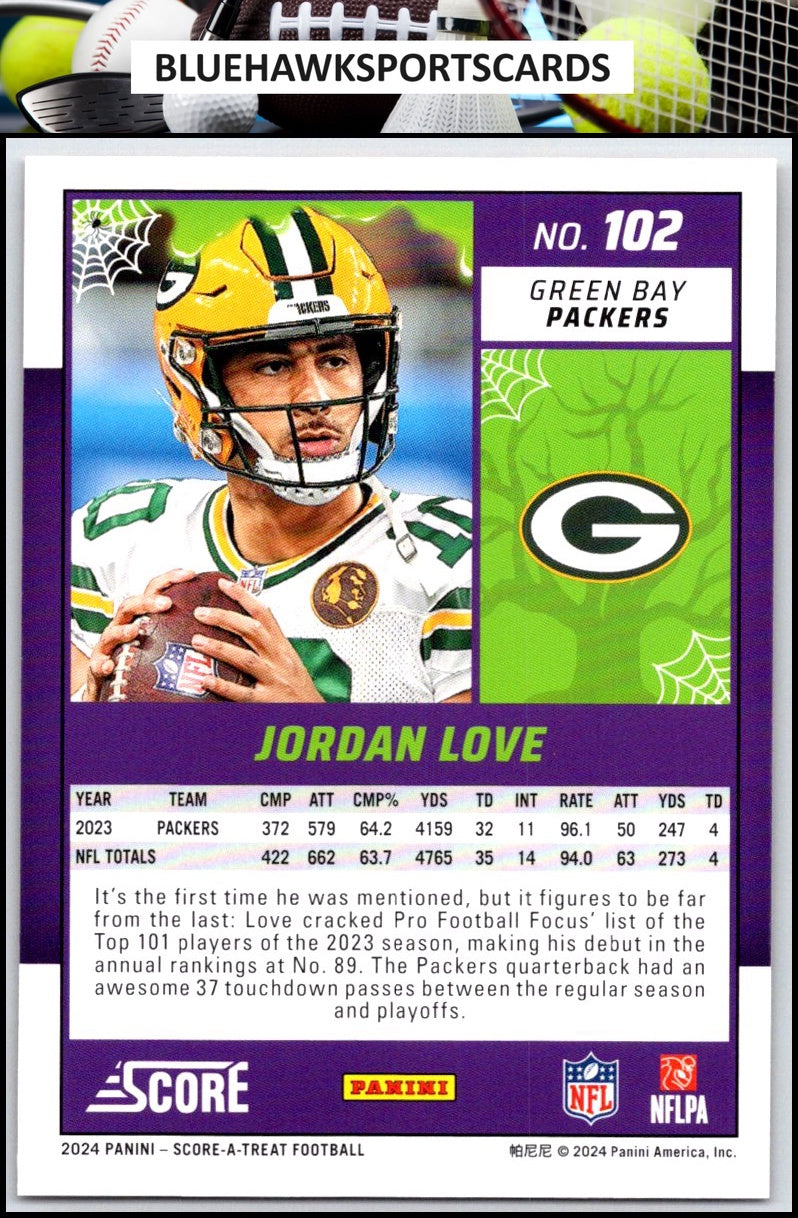 2024 Score-A-Treat #102 Jordan Love