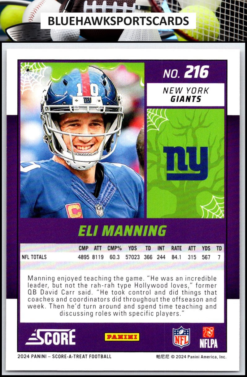 2024 Score-A-Treat #216 Eli Manning