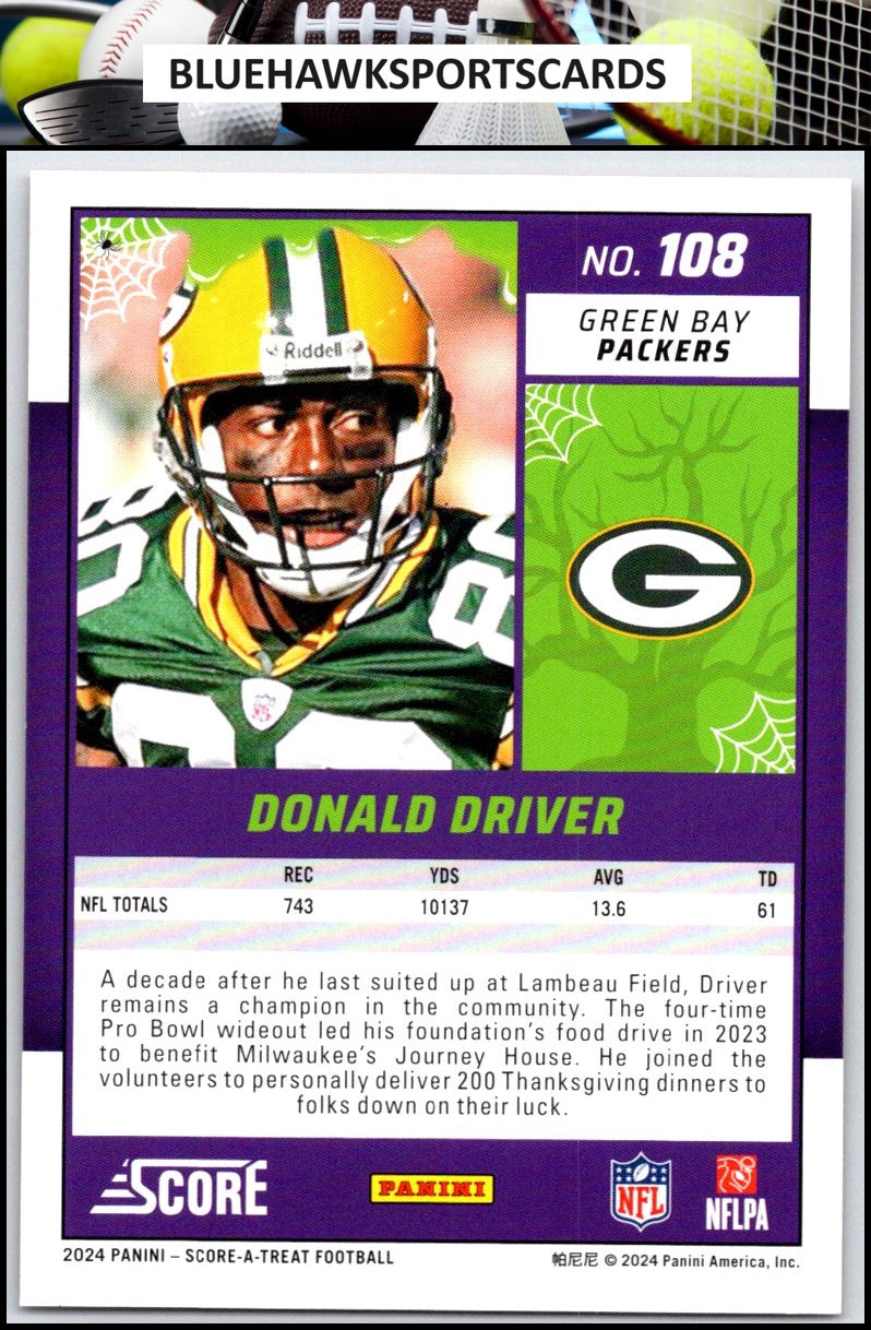 2024 Score-A-Treat #108 Donald Driver