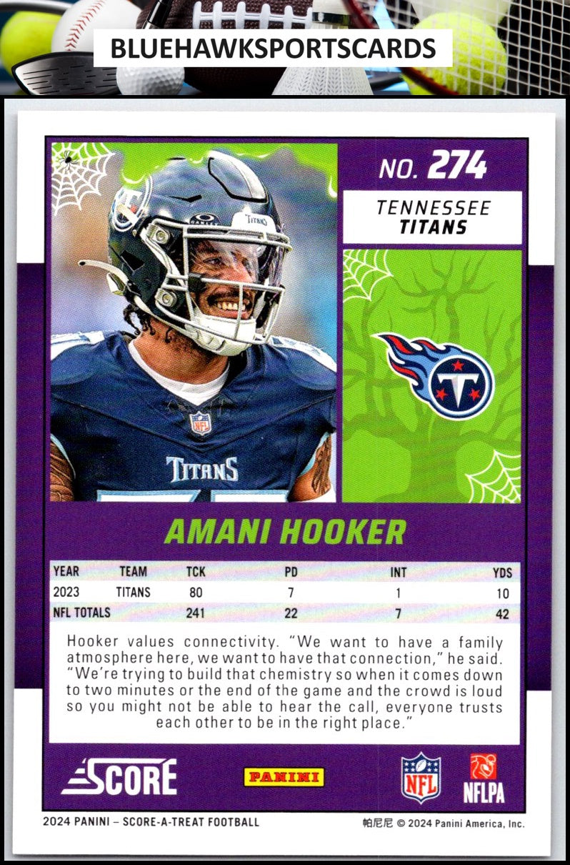 2024 Score-A-Treat #274 Amani Hooker