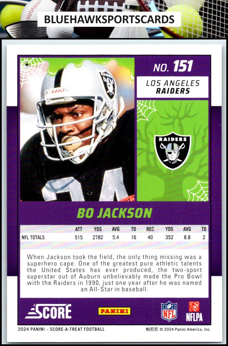 2024 Score-A-Treat #151 Bo Jackson A-Treat - Green Bats