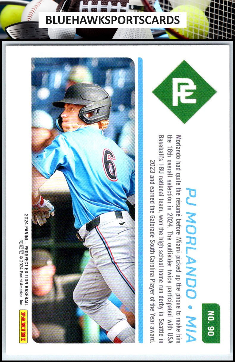 2024 Panini Prospect Edition #90 PJ Morlando