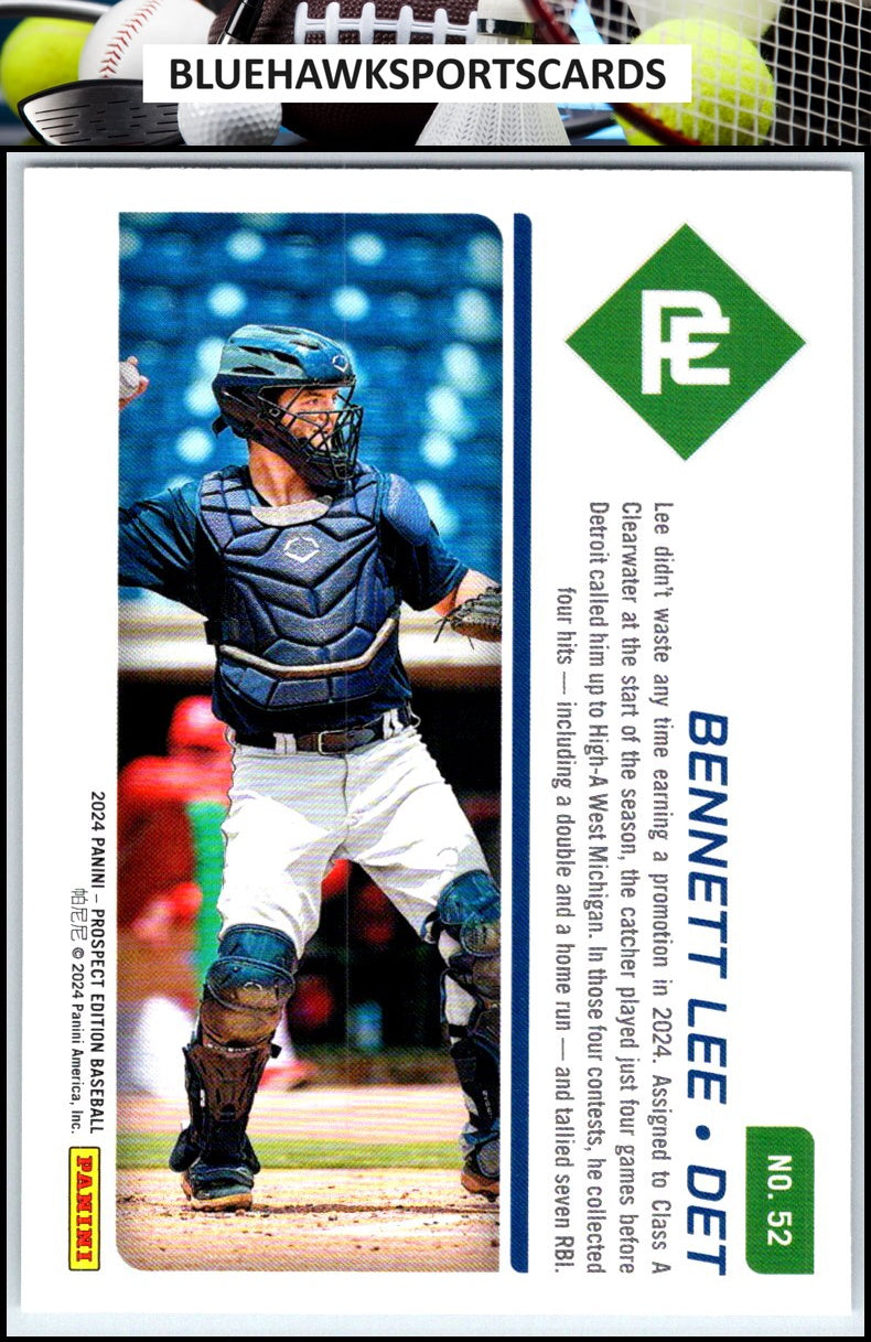 2024 Panini Prospect Edition #52 Bennett Lee