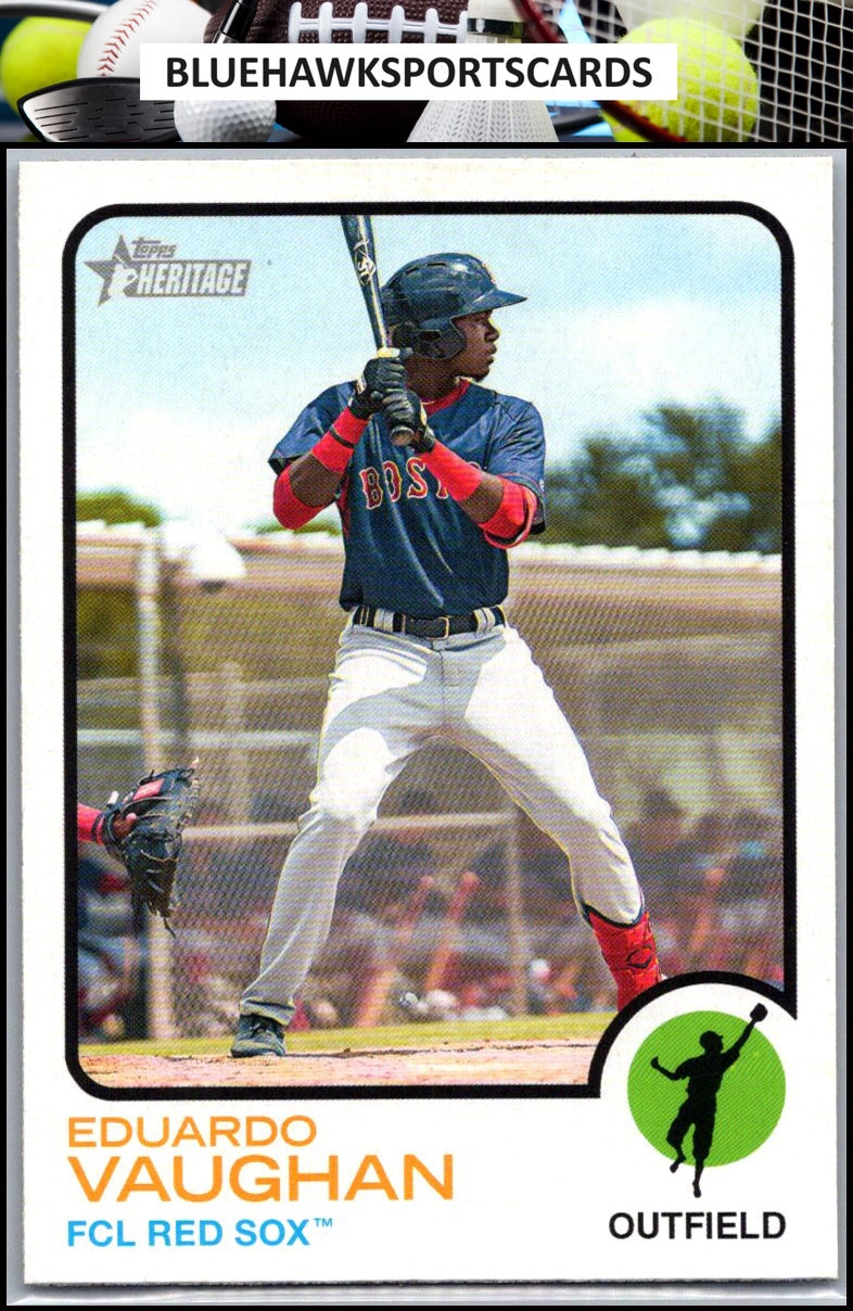 2022 Topps Heritage Minor League #179 Eduardo Vaughan
